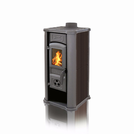 Печь отопительная Diana с керам. вставками черн.